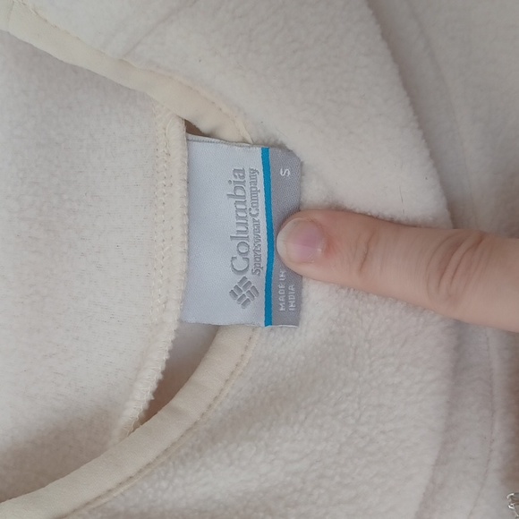 NWOT Columbia Pullover Hoodie Ceamy White Color Womans Size Small - Picture 8 of 9